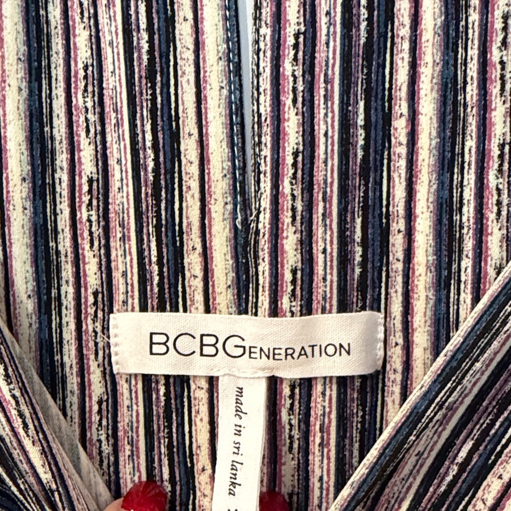 Bcbgeneration Multicolor Striped Garment - image 2